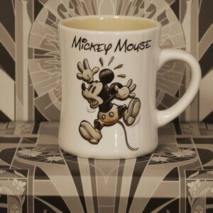 Vintage Disney Mickey Mouse Coffee Mug – Classic Sketch Style | Minimalist